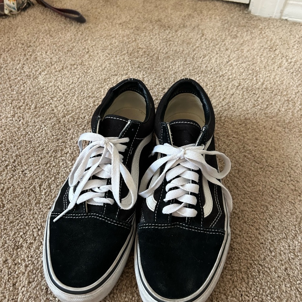 Vans Black and White Men's Sneakers